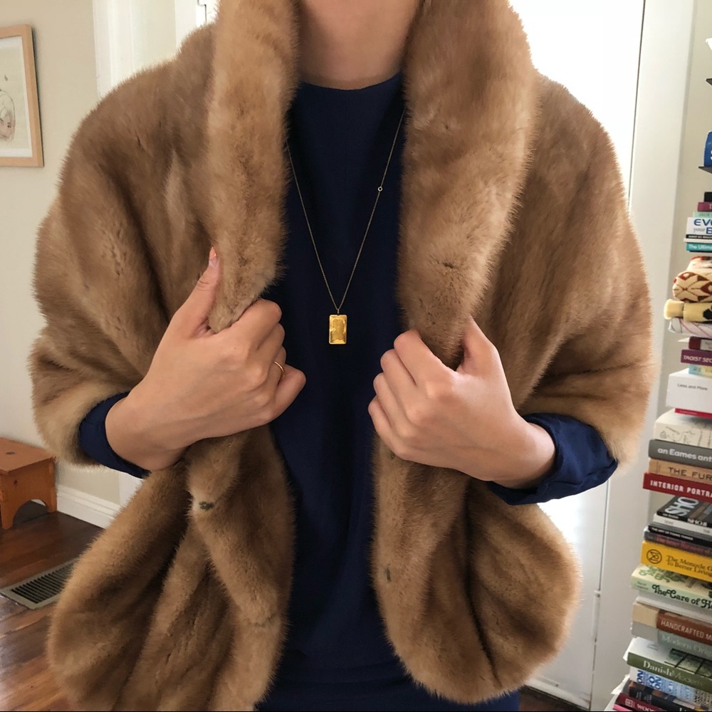 Perfect fur shawl REAL FUR